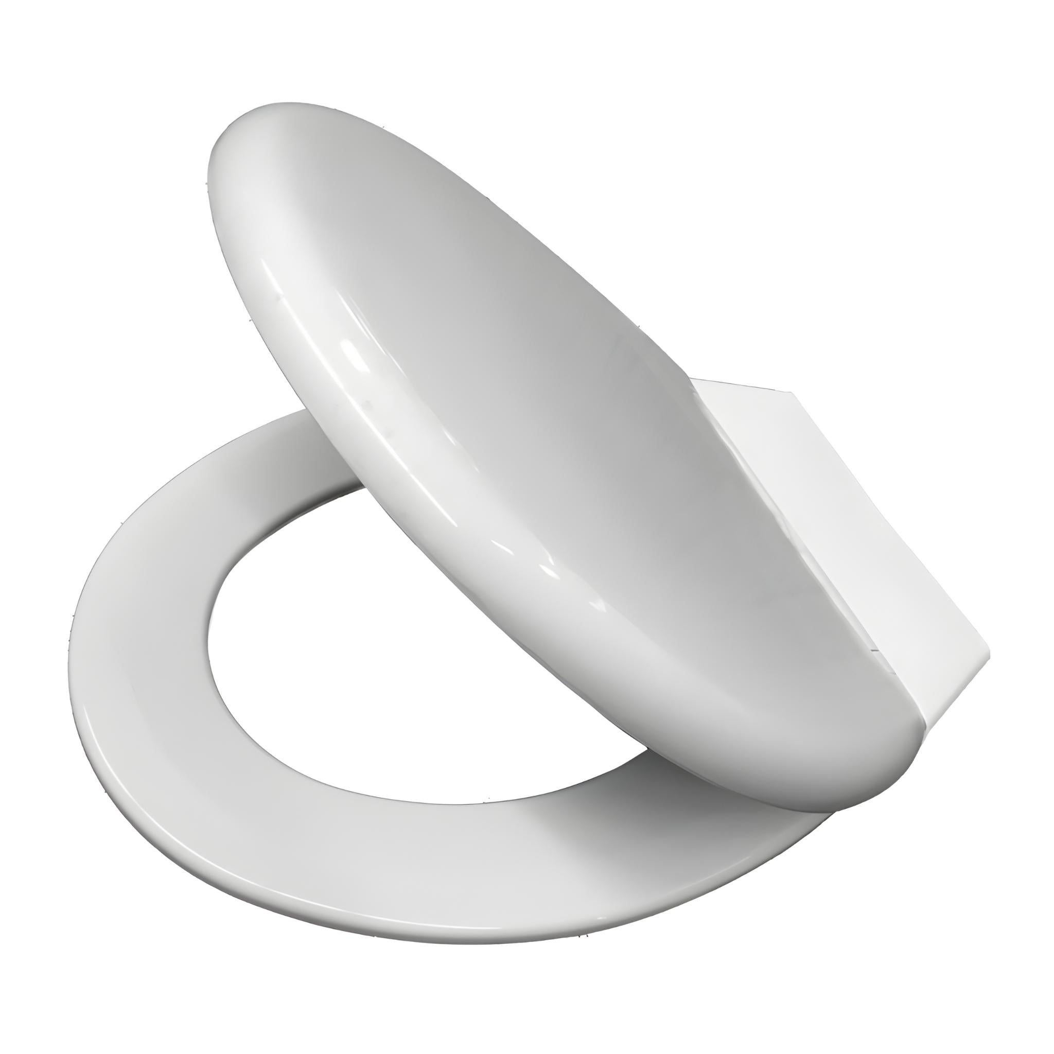 JOHNSON SUISSE MODE II LINKED TOILET SEAT WHITE