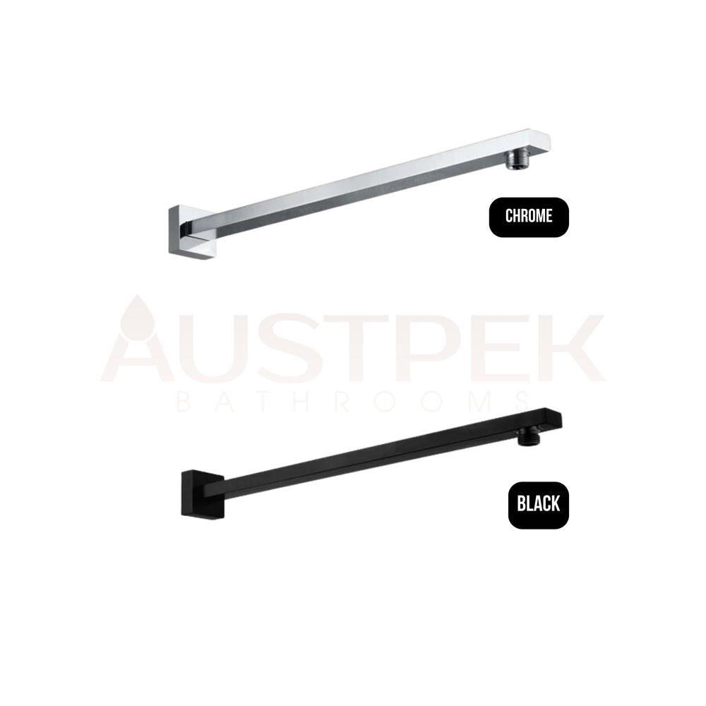 HELLYCAR ERIC WALL SHOWER ARM 450MM BLACK