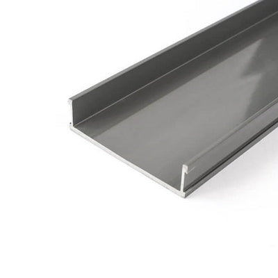 GRATES2GO UPVC MODULAR JOINING SECTION GREY 115MM