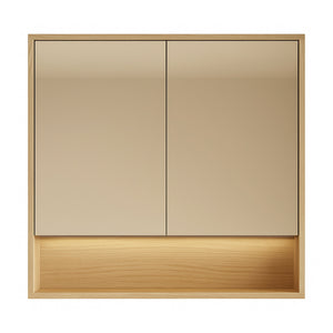 VITO GALLIO CLASSIC OAK SHAVING CABINET 750X750MM