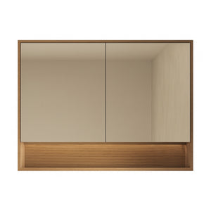 VITO GALLIO PRIME OAK SHAVING CABINET 900X750MM