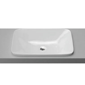 TIMBERLINE GEORGE INSET BASIN GLOSS WHITE 600MM