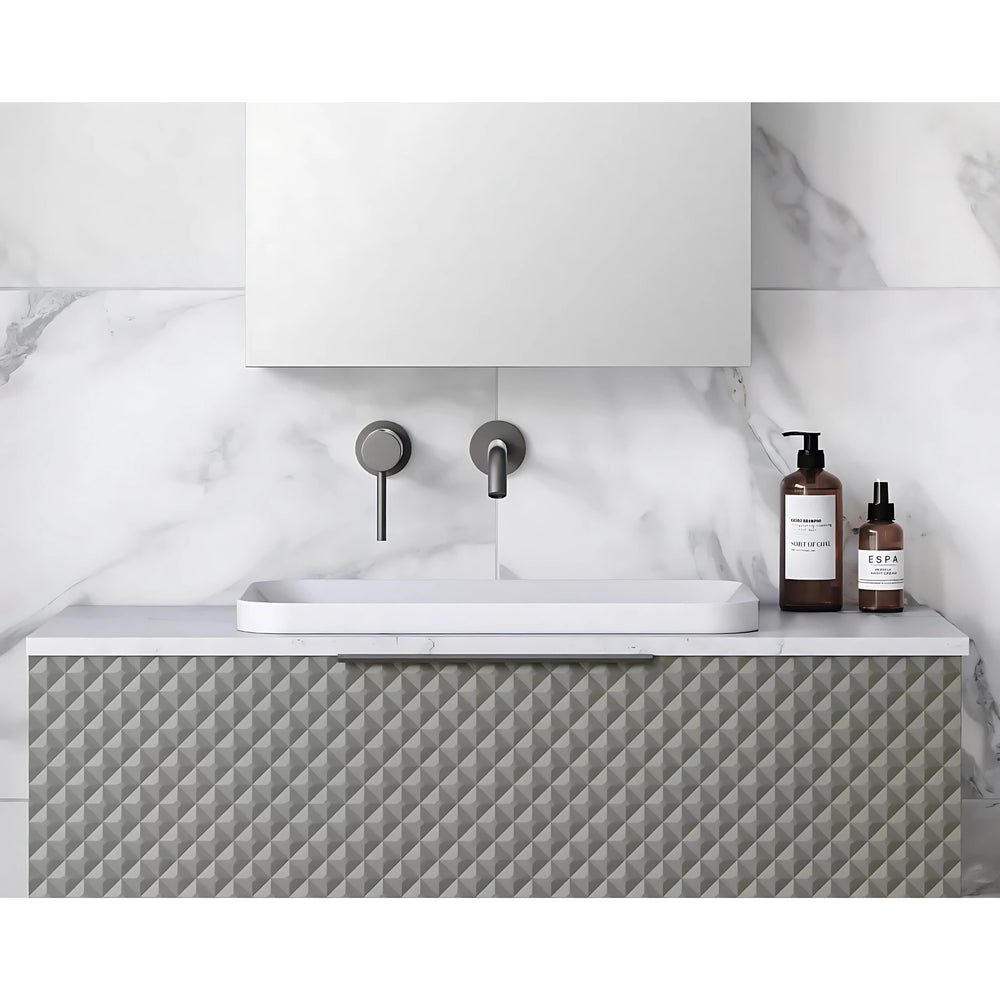 TIMBERLINE GEORGE INSET BASIN MATTE WHITE 600MM
