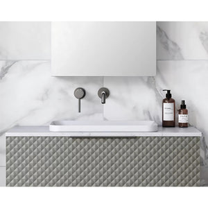 TIMBERLINE GEORGE INSET BASIN MATTE WHITE 600MM