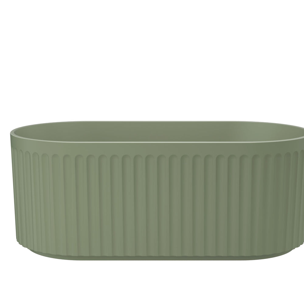 LINSOL GEORG FREESTANDING BATHTUB SAGE GREEN (AVAILABLE IN 1500MM AND 1700MM)