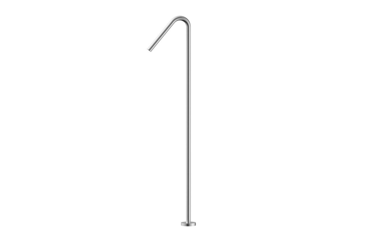 LINSOL GIGI SERIES 1 FREESTANDING SPOUT BRUSHED STAINLESS