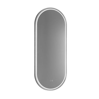 REMER GATSBY OVAL FRAMED LED MIRROR WITH DEMISTER CUSTOM COLOURS 450X1200MM