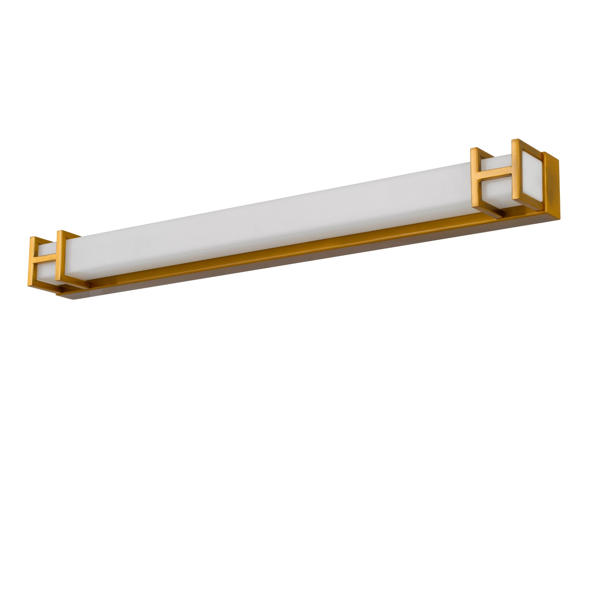 TELBIX GILSON VANITY LED WALL LIGHT ANTIQUE GOLD 615MM