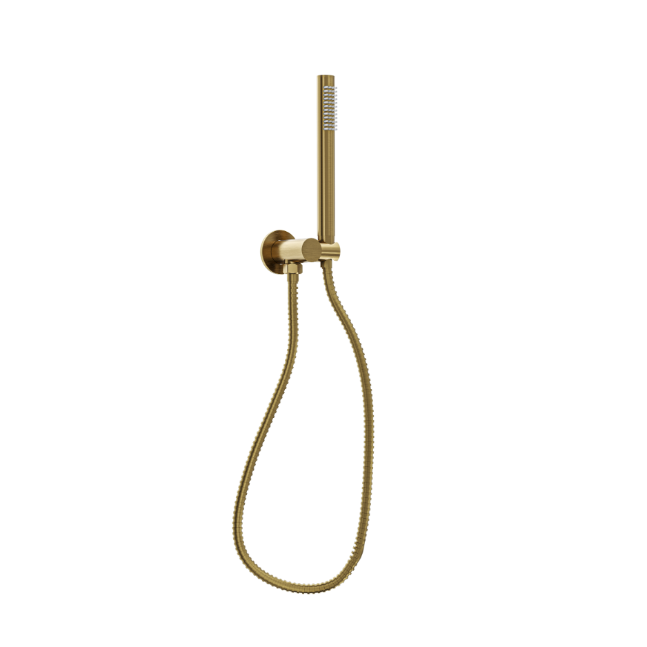 Linsol Giulia Swivel Wall Bracket Set Brushed Brass alt view
