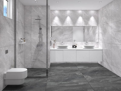 NIRO GRANITE LEGACY STEEL GREY MATTE 600X1200MM RECTANGULAR TILE (PER BOX)