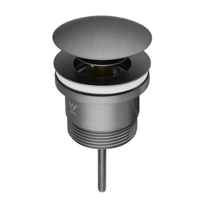 AQUAPERLA UNIVERSAL POP UP WASTE GUN METAL