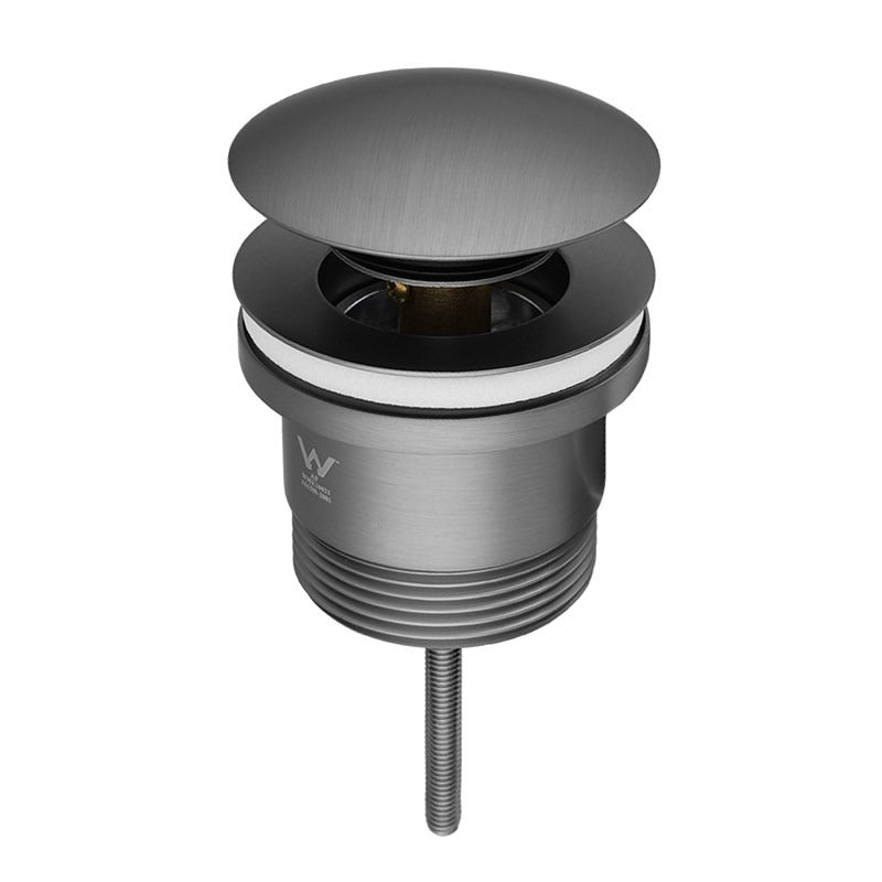 AQUAPERLA UNIVERSAL POP UP WASTE GUN METAL