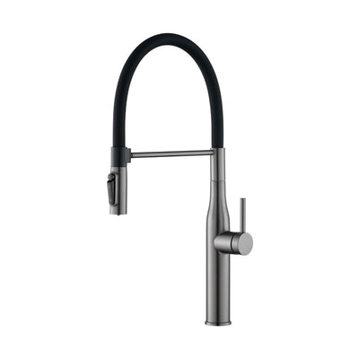 AQUAPERLA KITCHEN MIXER 530MM GUN METAL GREY