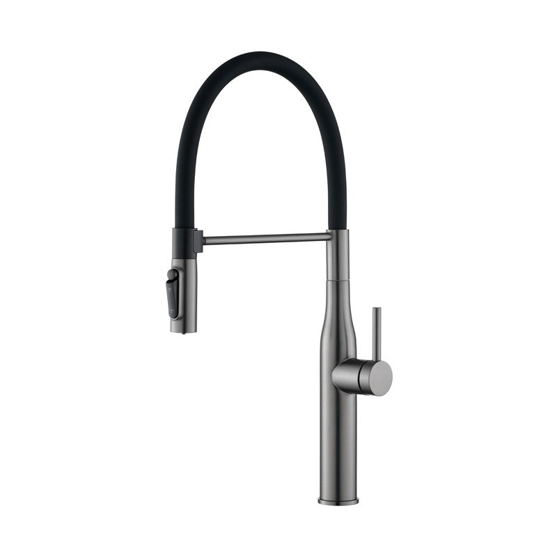 AQUAPERLA KITCHEN MIXER 530MM GUN METAL GREY