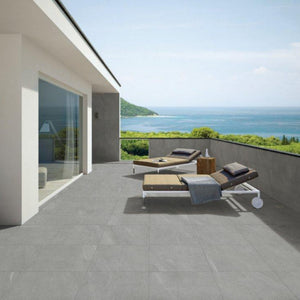 EVERSTONE BAYSTONE SILVER MATTE 300X300MM SQUARE TILE (PER BOX)