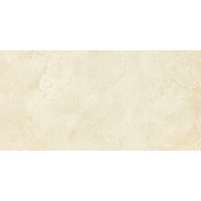 EVERSTONE EUROMARMO CREMA MARFIL POLISHED 600X300MM RECTANGLE TILE (PER BOX)
