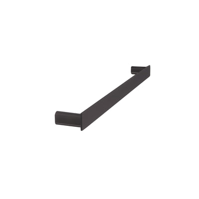 LINKWARE GABE SINGLE NON-HEATED TOWEL RAIL GUN METAL (AVAILABLE IN 600MM AND 800MM)