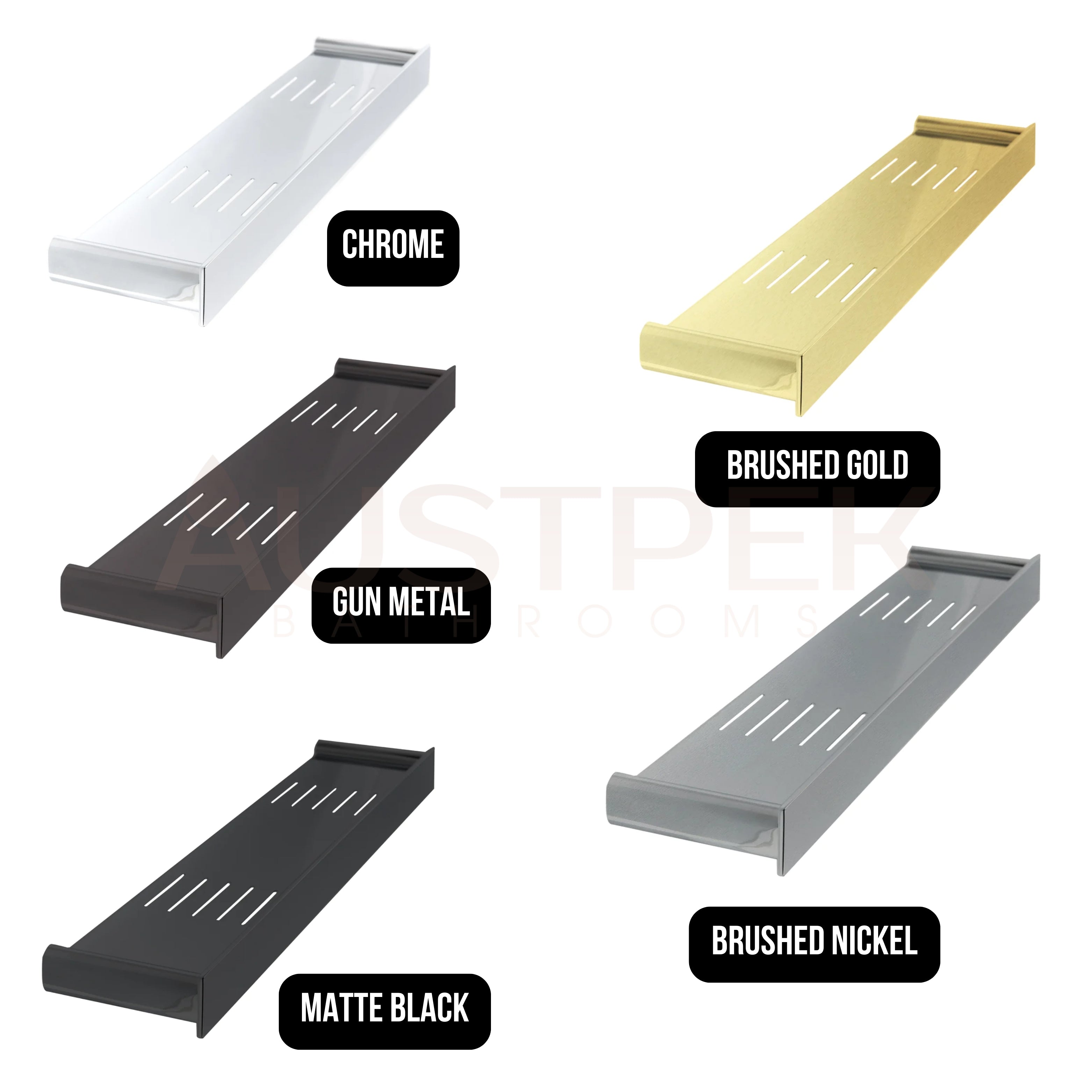 LINKWARE GABE SHELF GUN METAL