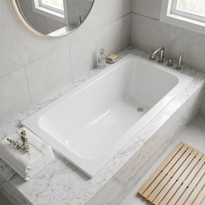 BROADWAY GRANDISIMO BUILT-IN FREESTANDING BATHTUB WHITE 1400MM