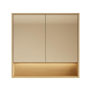 POSEIDON GRACE CLASSIC OAK MIRROR SHAVING CABINET 600X750MM