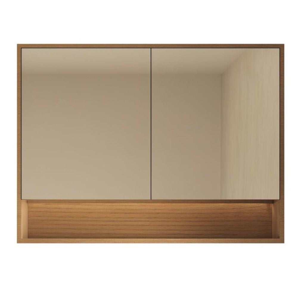 POSEIDON GRACE PRIME OAK MIRROR SHAVING CABINET 900X750MM