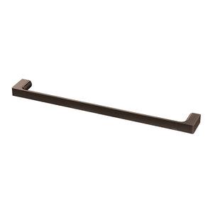 PHOENIX GLOSS SINGLE TOWEL RAIL 600MM BRUSHED BRONZE