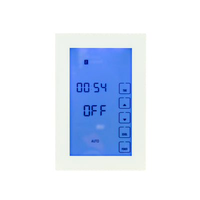 RADIANT HEATING PREMIUM HORIZONTAL / VERTICAL COUNTDOWN TIMER WHITE 120MM