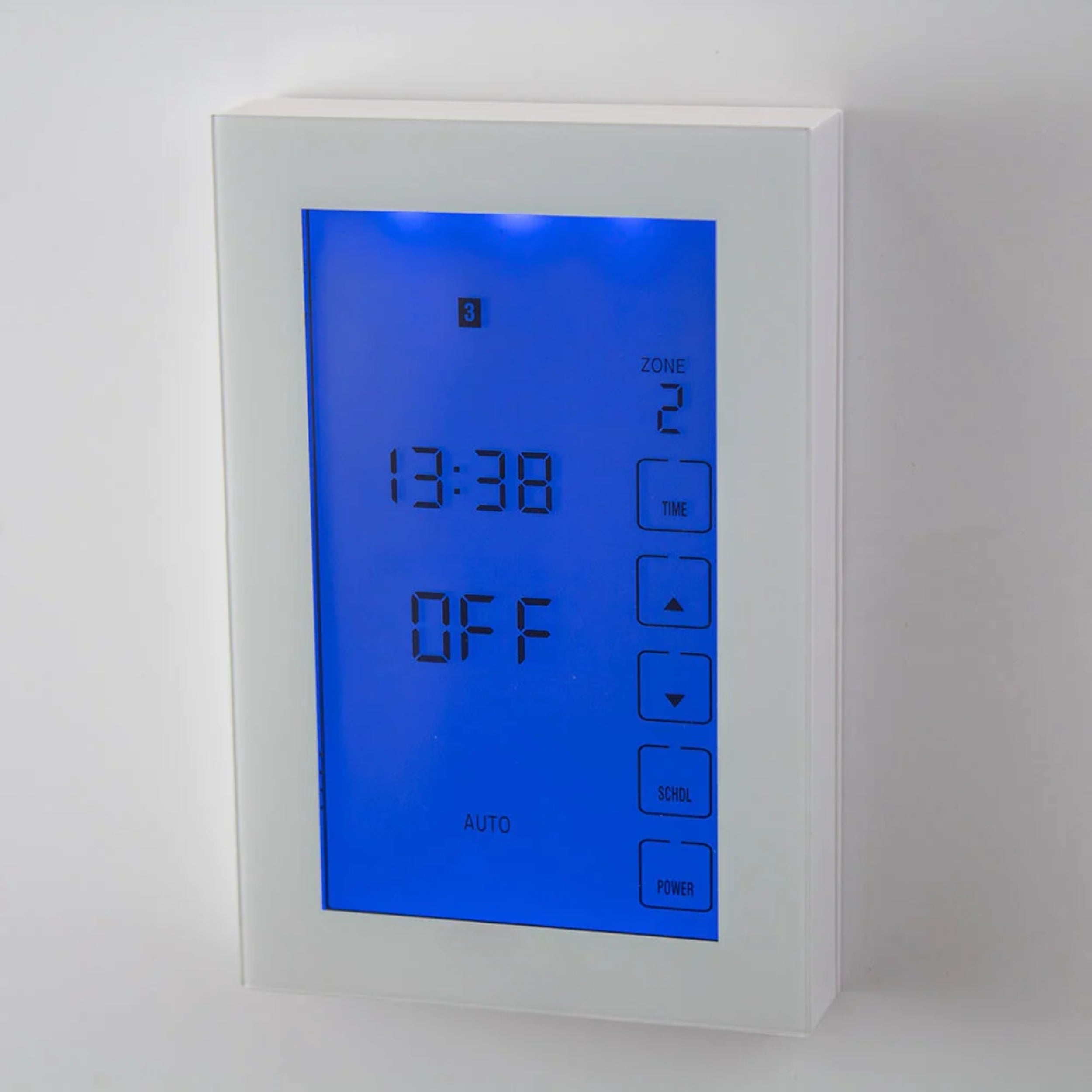 RADIANT HEATING PREMIUM VERTICAL DUAL TIMER/THERMOSTAT WHITE 120MM
