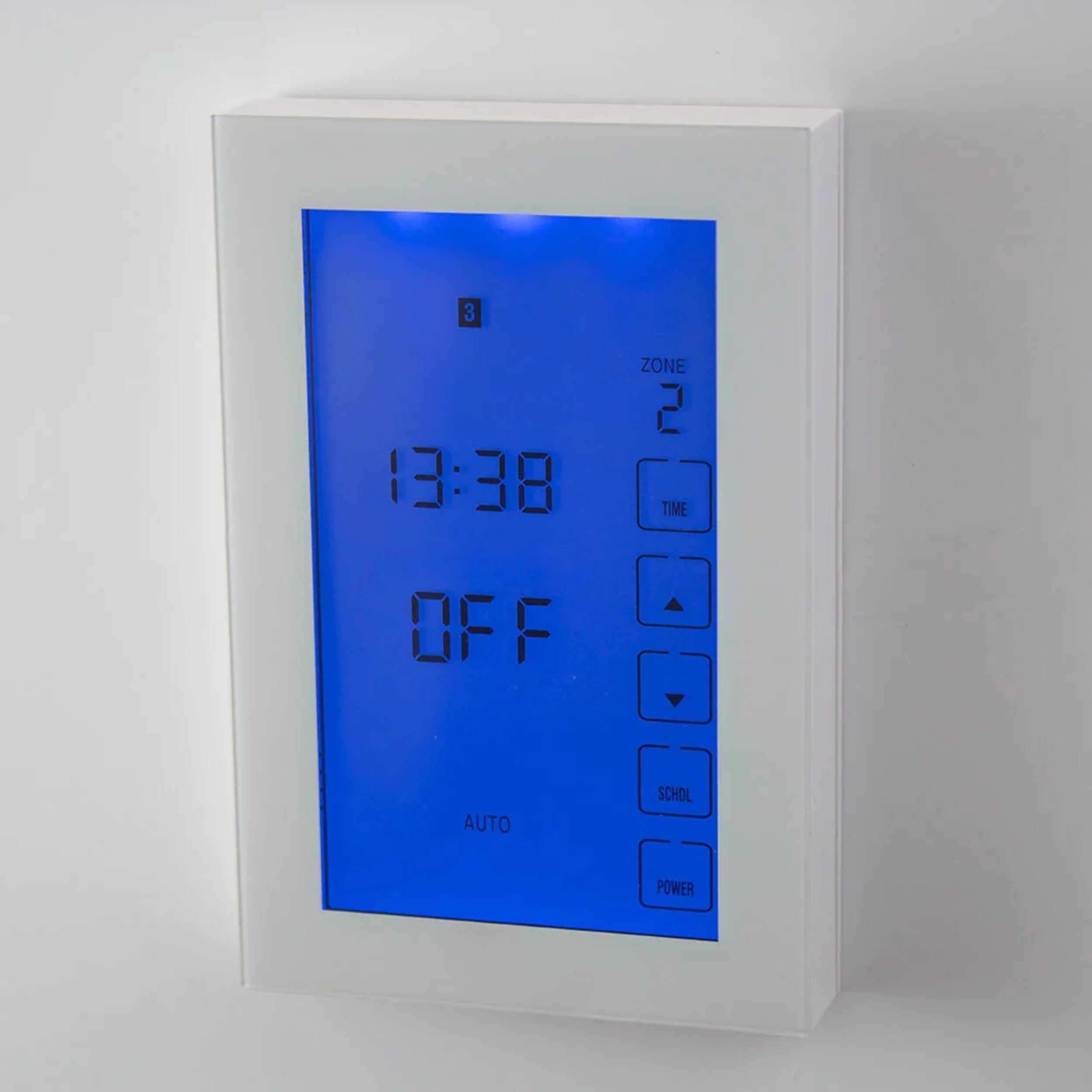 RADIANT HEATING PREMIUM VERTICAL/HORIZONTAL DUAL TIMER/THERMOSTAT WHITE 120MM