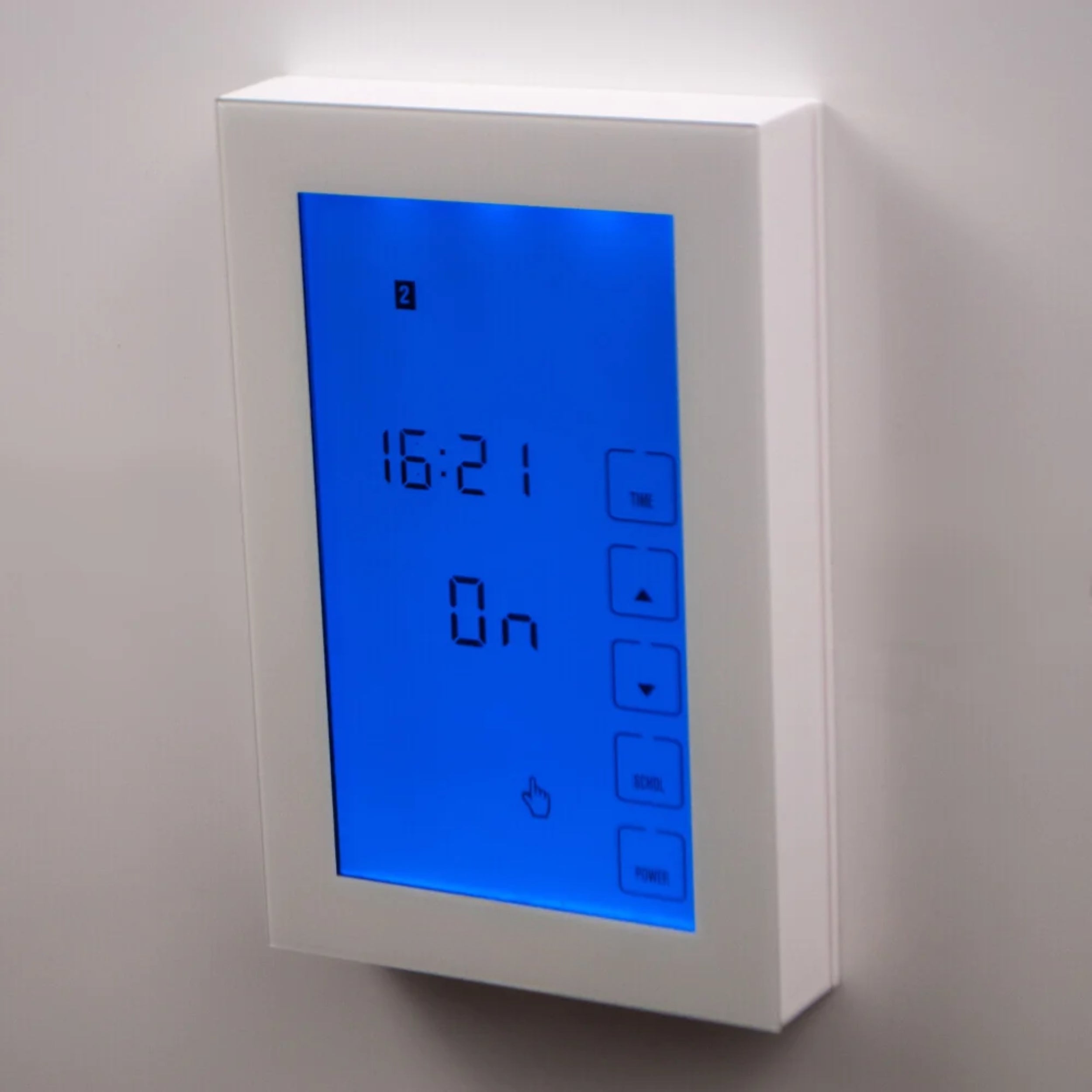 RADIANT HEATING PREMIUM RANGE & WIFI VERTICAL DIGITAL TIMER SWITCH WHITE 120MM