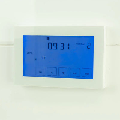 RADIANT HEATING PREMIUM HORIZONTAL / VERTICAL DIGITAL TIMER SWITCH WHITE 120MM