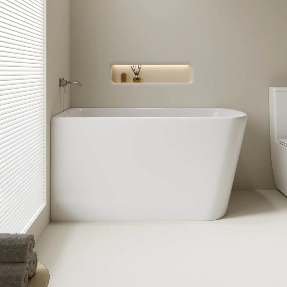 MERCIO HARVARD LEFT CORNER BATHTUB GLOSS WHITE (AVAILABLE IN 1000MM, 1100MM AND 1300MM)