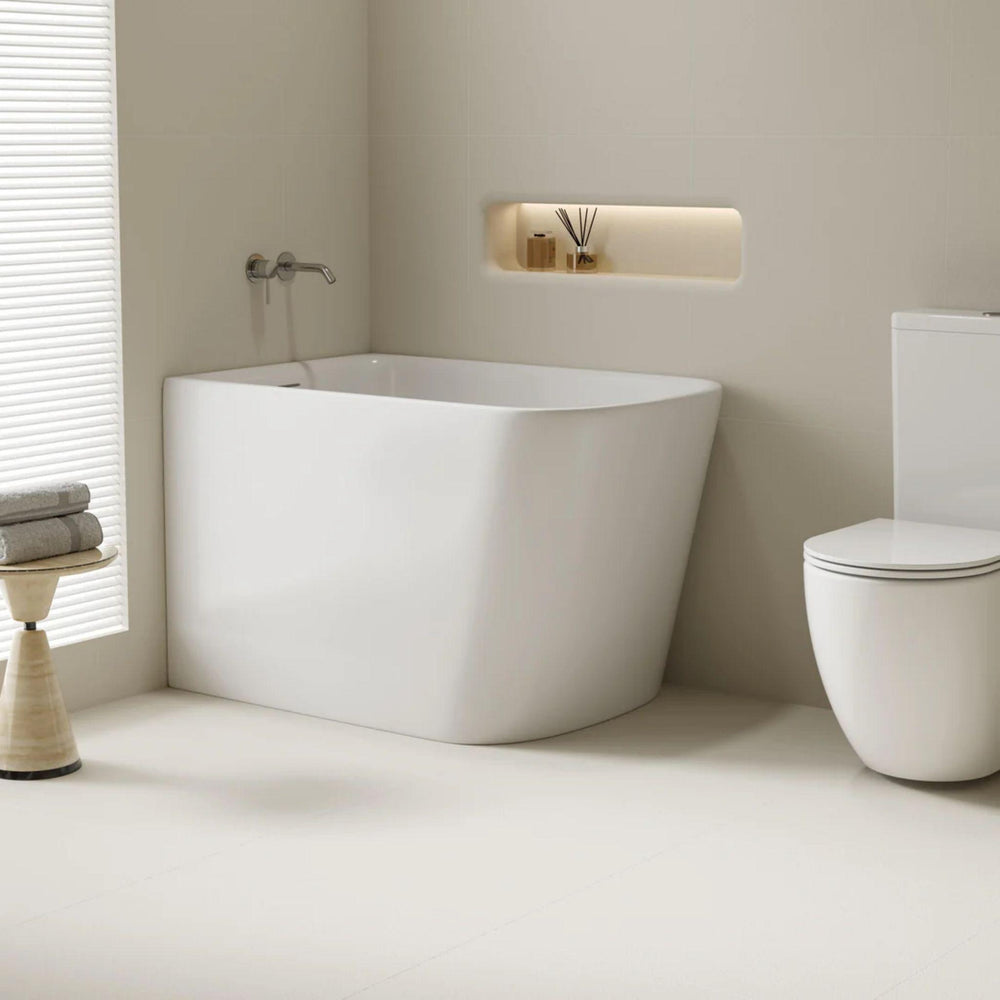 MERCIO HARVARD LEFT CORNER BATHTUB GLOSS WHITE (AVAILABLE IN 1000MM, 1100MM AND 1300MM)