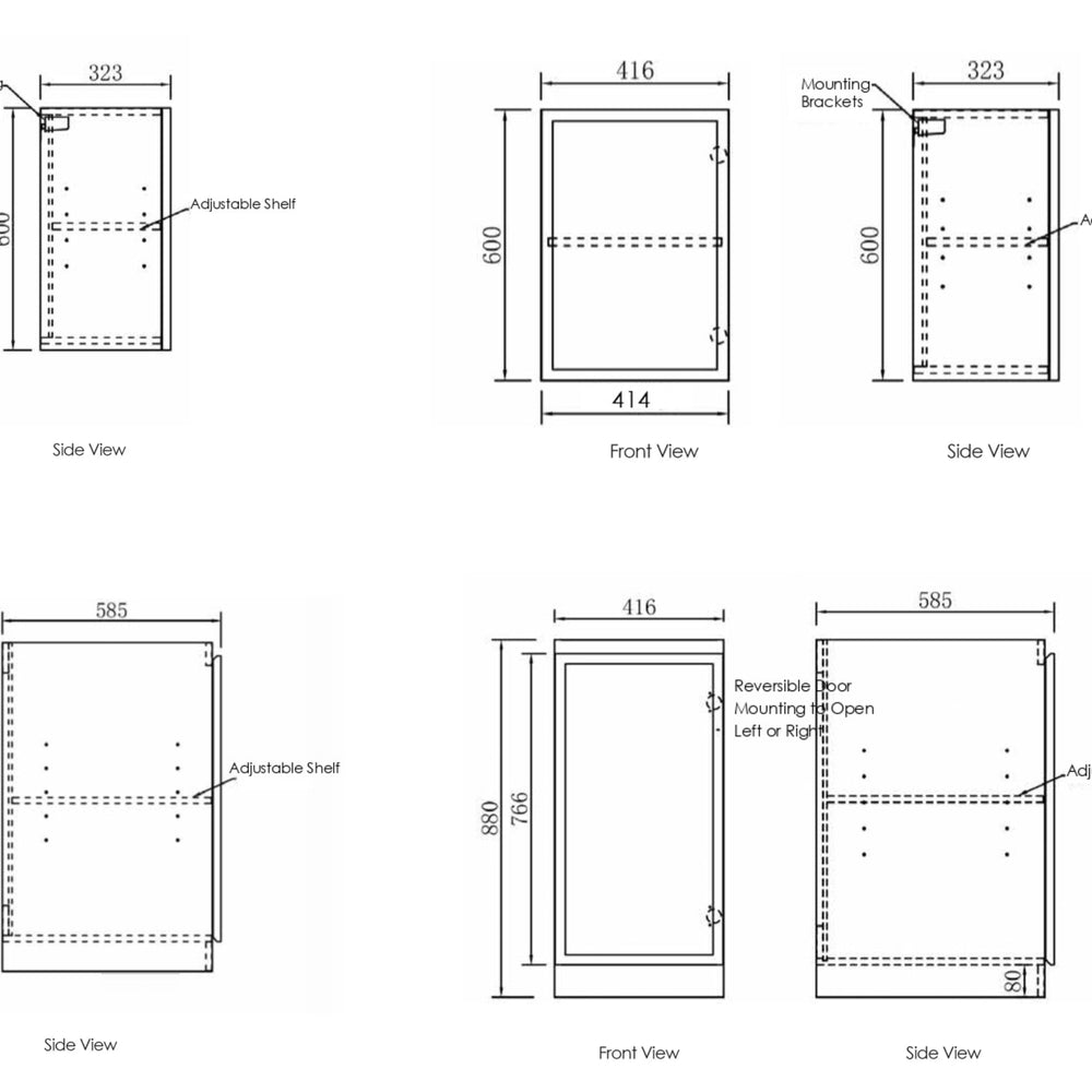 OTTI HAMPSHIRE MATTE WHITE 1715MM LAUNDRY AND WALL CABINET WITH STONE TOP & SINK (PACKAGE-B)