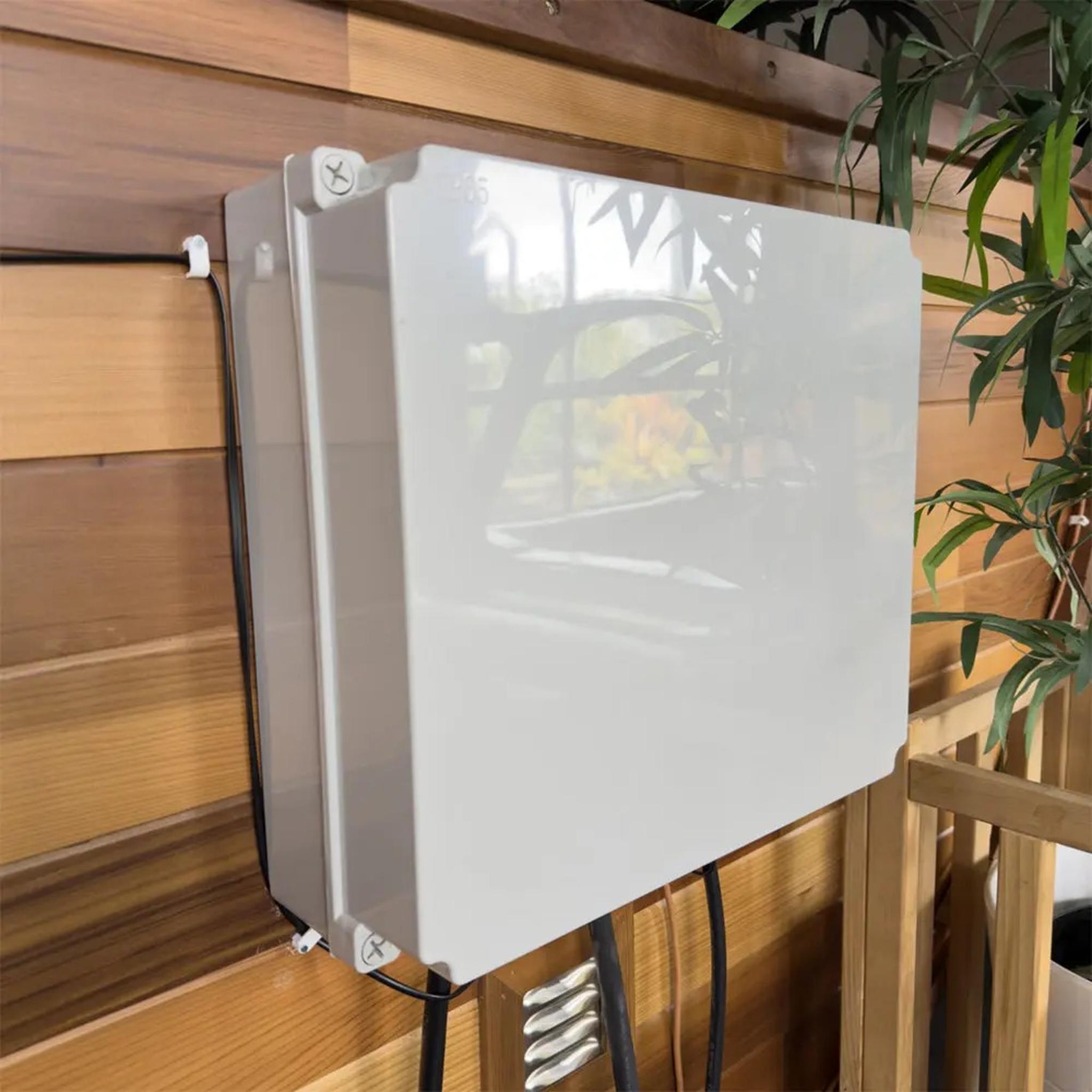 REVEL HARVIA XENIO WIFI TOUCH SCREEN RECTANGLE MOUNTED KIT BLACK