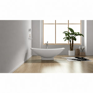 HAMMOCK MIRAGE MARK II FREESTANDING BATHTUB WITH OVERFLOW ALABASTER 2000MM