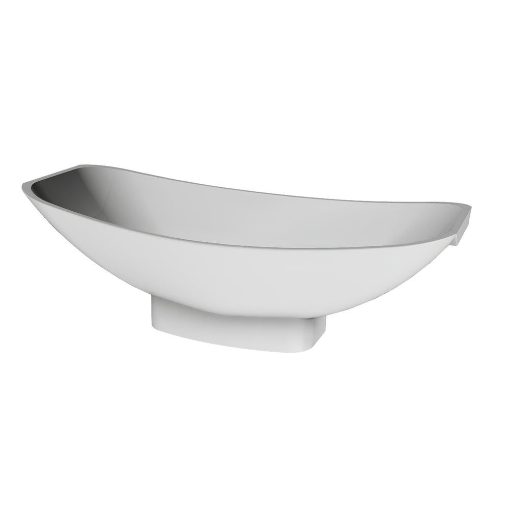 HAMMOCK MIRAGE SLIMLINE FREESTANDING BATHTUB ALABASTER 2000MM