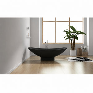 HAMMOCK MIRAGE MARK II FREESTANDING BATHTUB EBONY 2000MM
