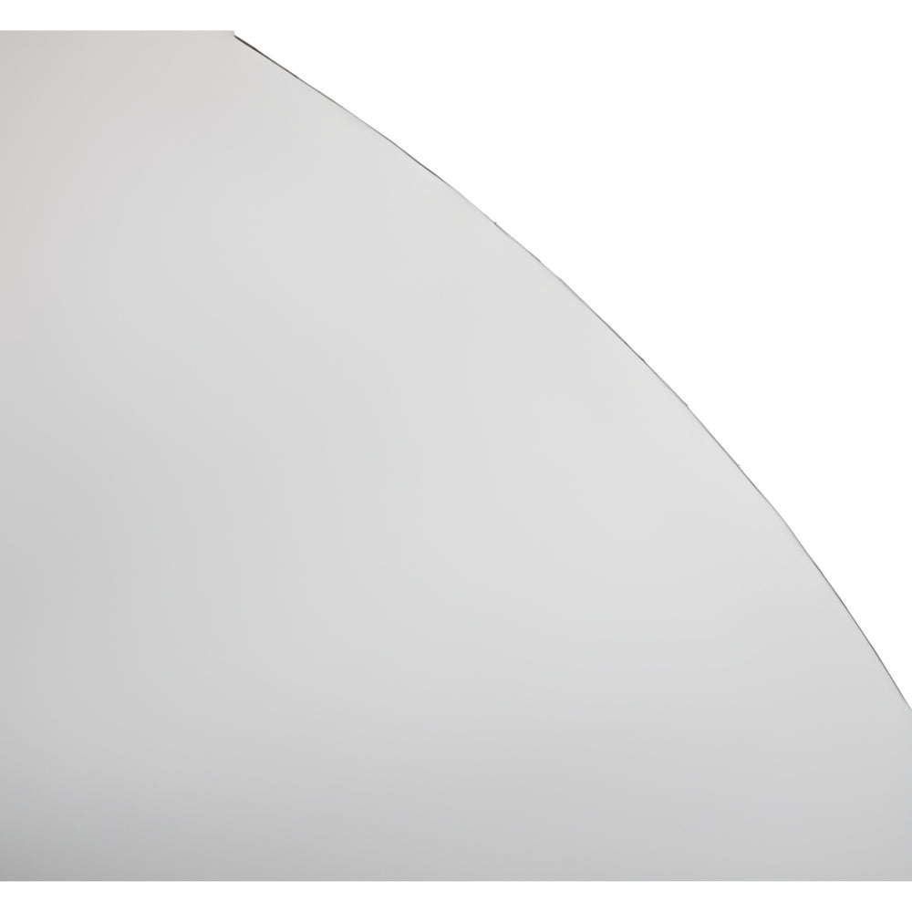 THERMOGROUP ABLAZE STANDARD D-SHAPE POLISHED EDGE HUNG MIRROR WITH DEMISTER 900X750MM