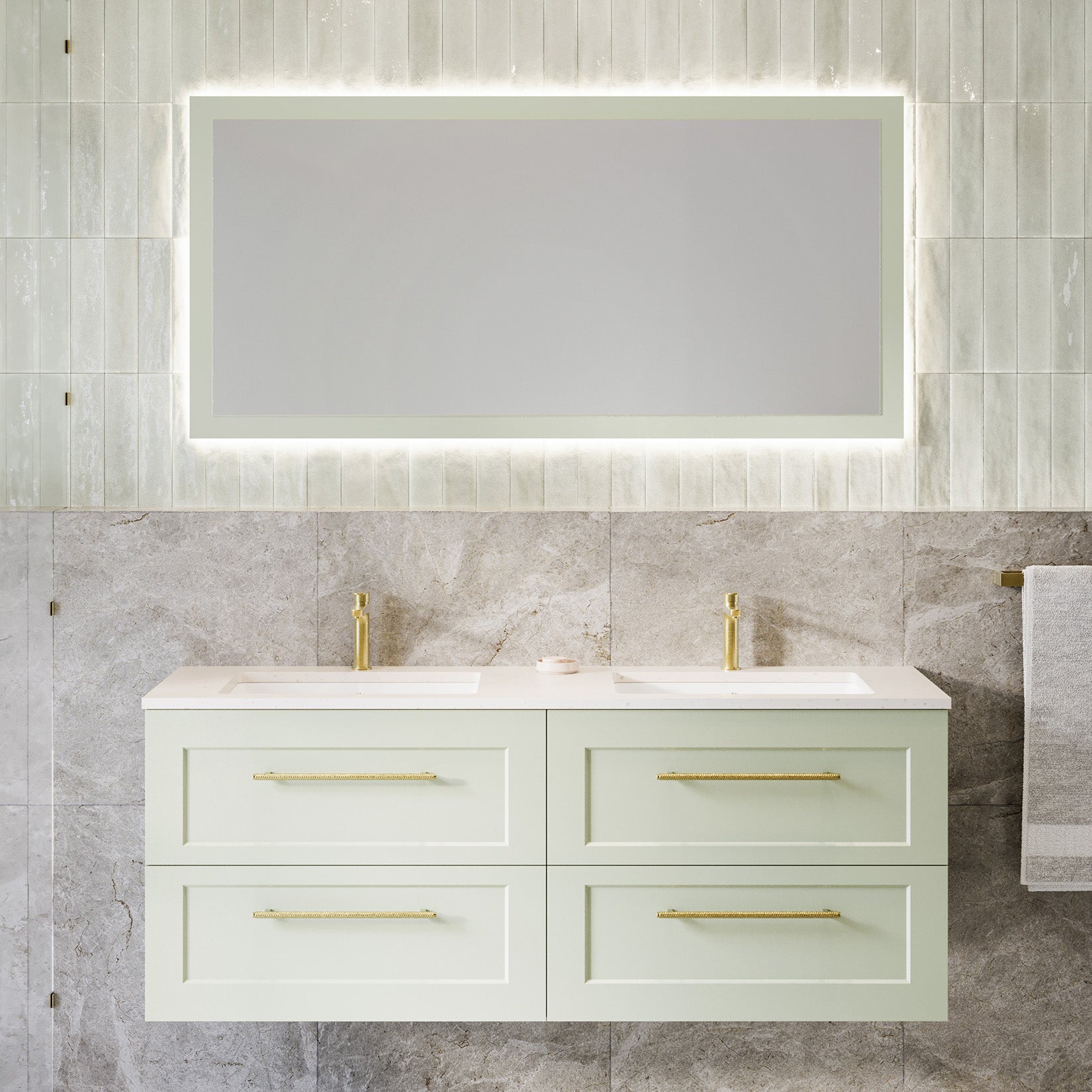 TIMBERLINE HENLEY CUSTOM WALL HUNG VANITY (ALL SIZING)