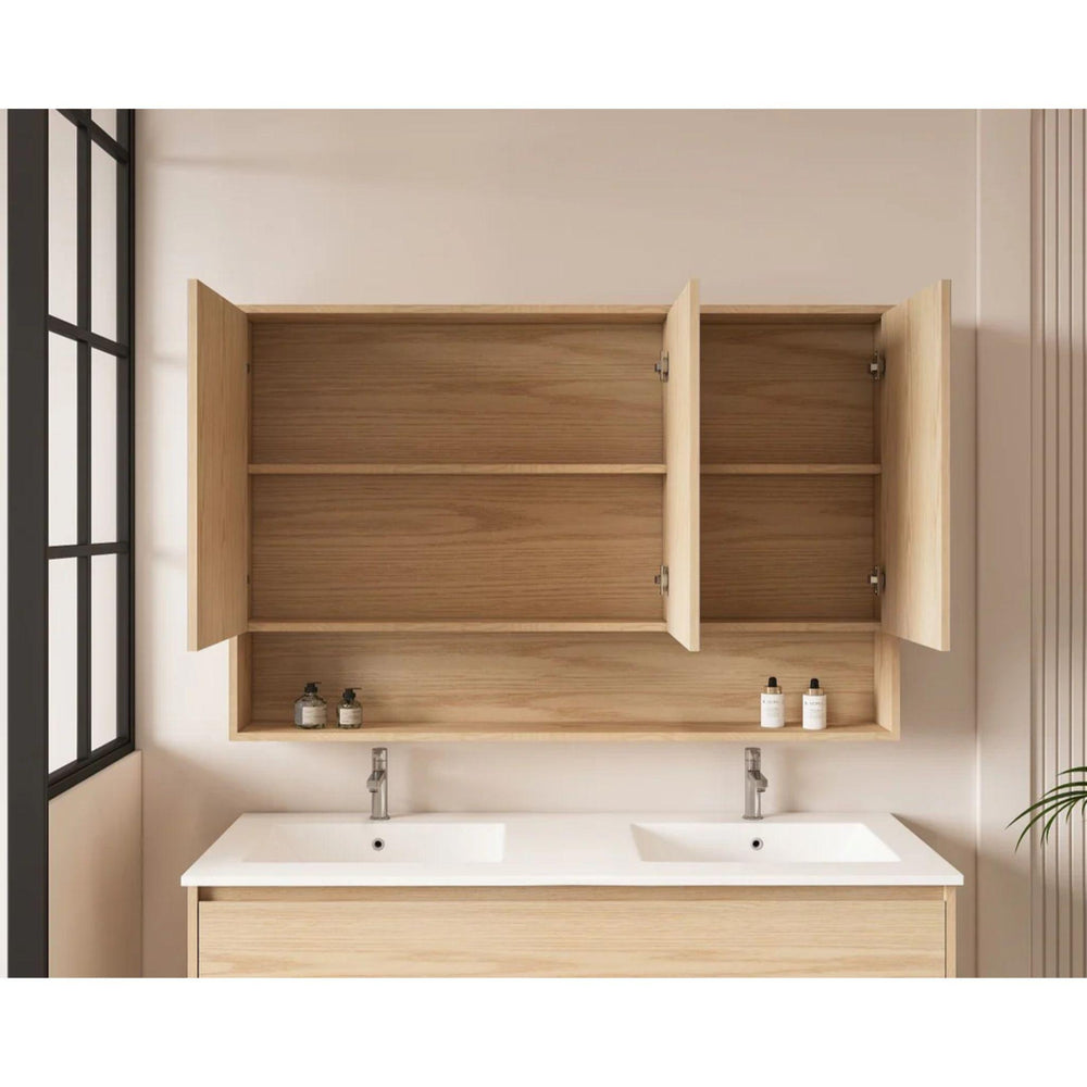 MERCIO HERA TAS OAK SHAVING CABINET 1200X780MM