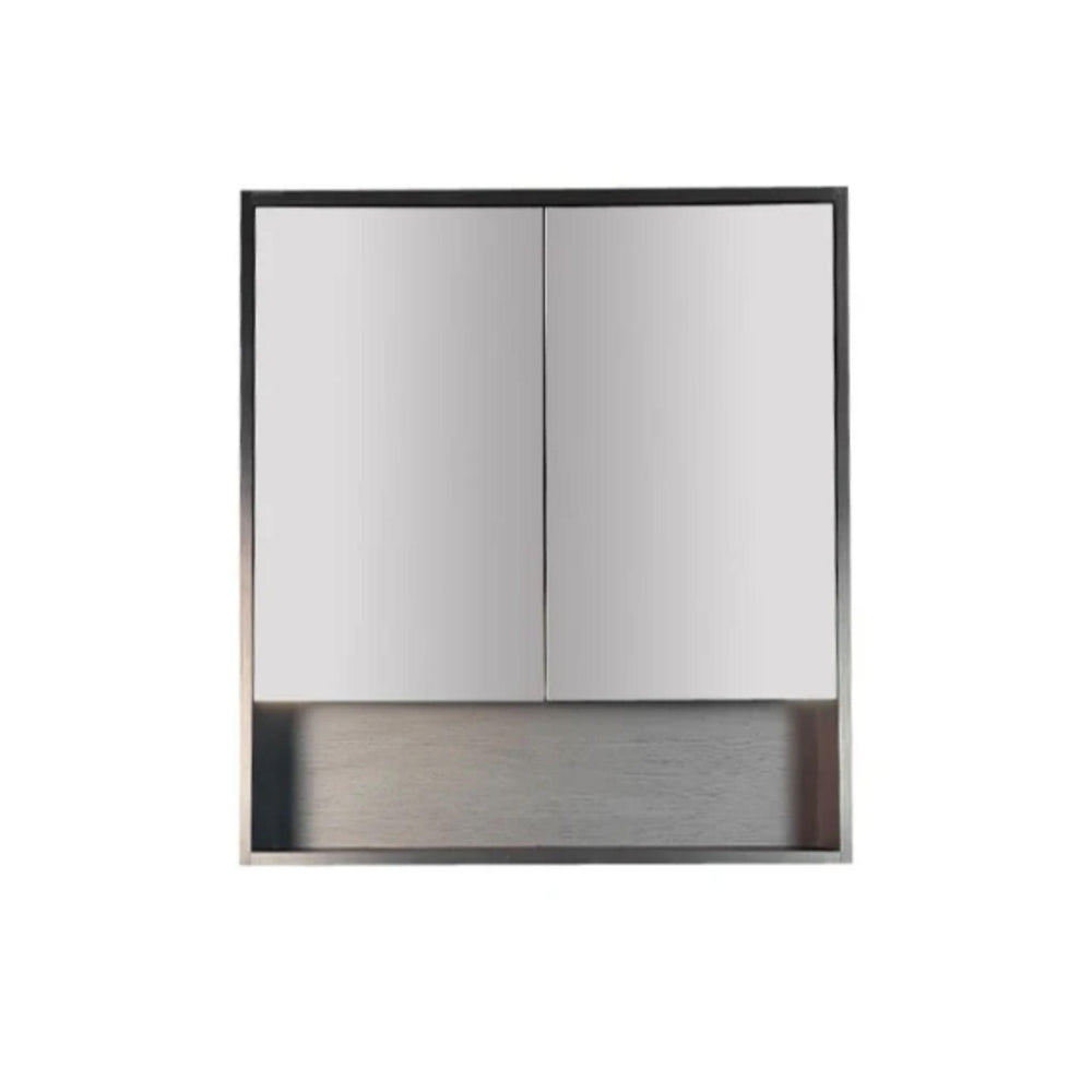 MERCIO HERA BLACK OAK SHAVING CABINET 750X780MM