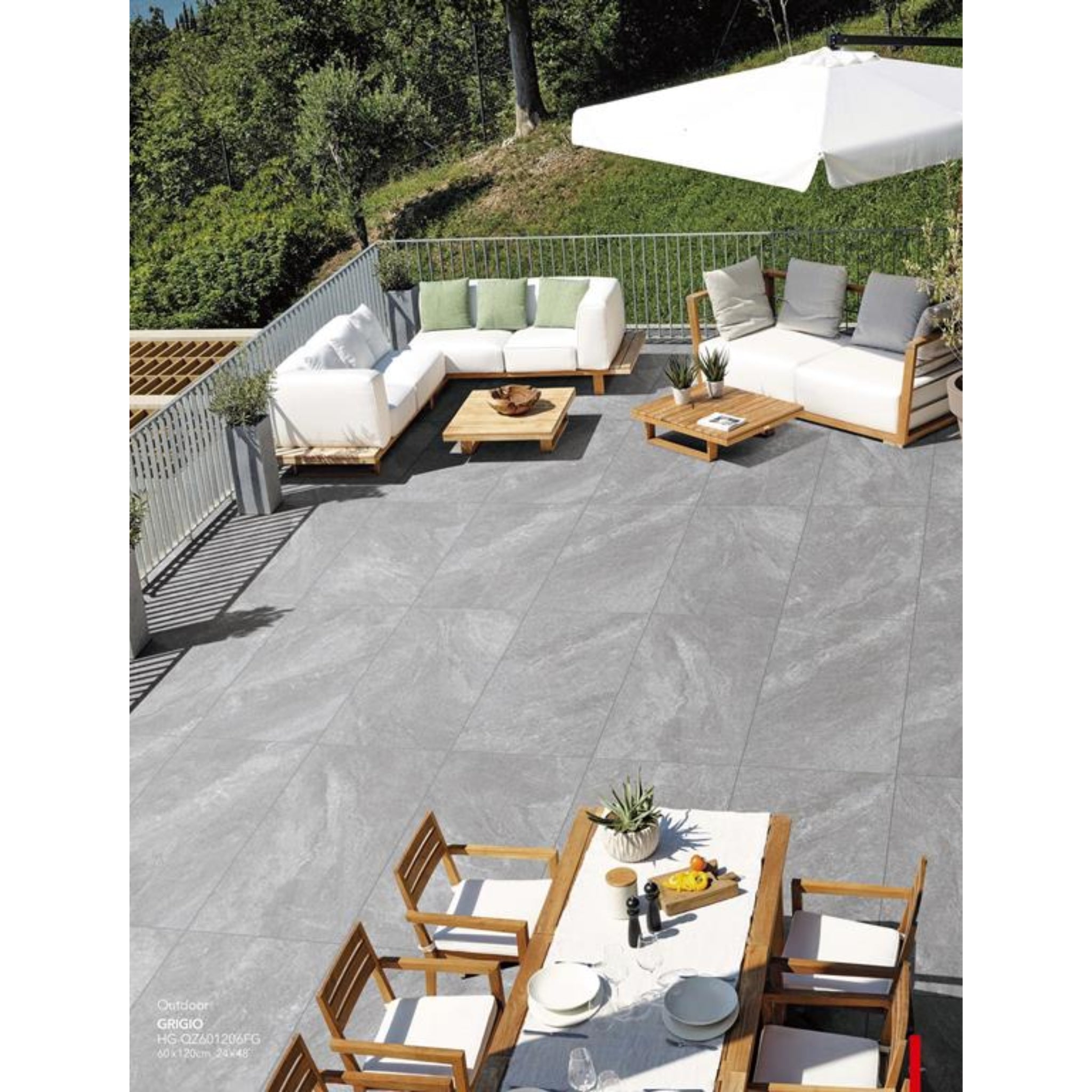 MUSES QUARTZITE GRIGIO FELLTEC 300X600MM RECTANGULAR TILE (PER BOX)