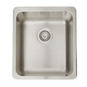 SCHOCK THE HUNTER SINGLE BOWL LAUNDRY SINK STAINLESS STEEL 406MM