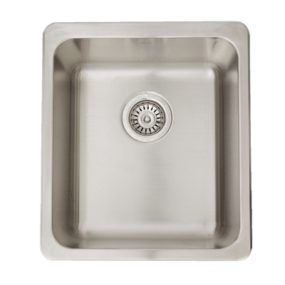 SCHOCK THE HUNTER SINGLE BOWL LAUNDRY SINK STAINLESS STEEL 406MM