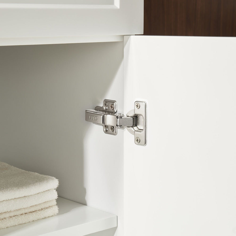 VITO HAMILTON MATTE WHITE 1200MM DOUBLE BOWL FLOOR STANDING VANITY