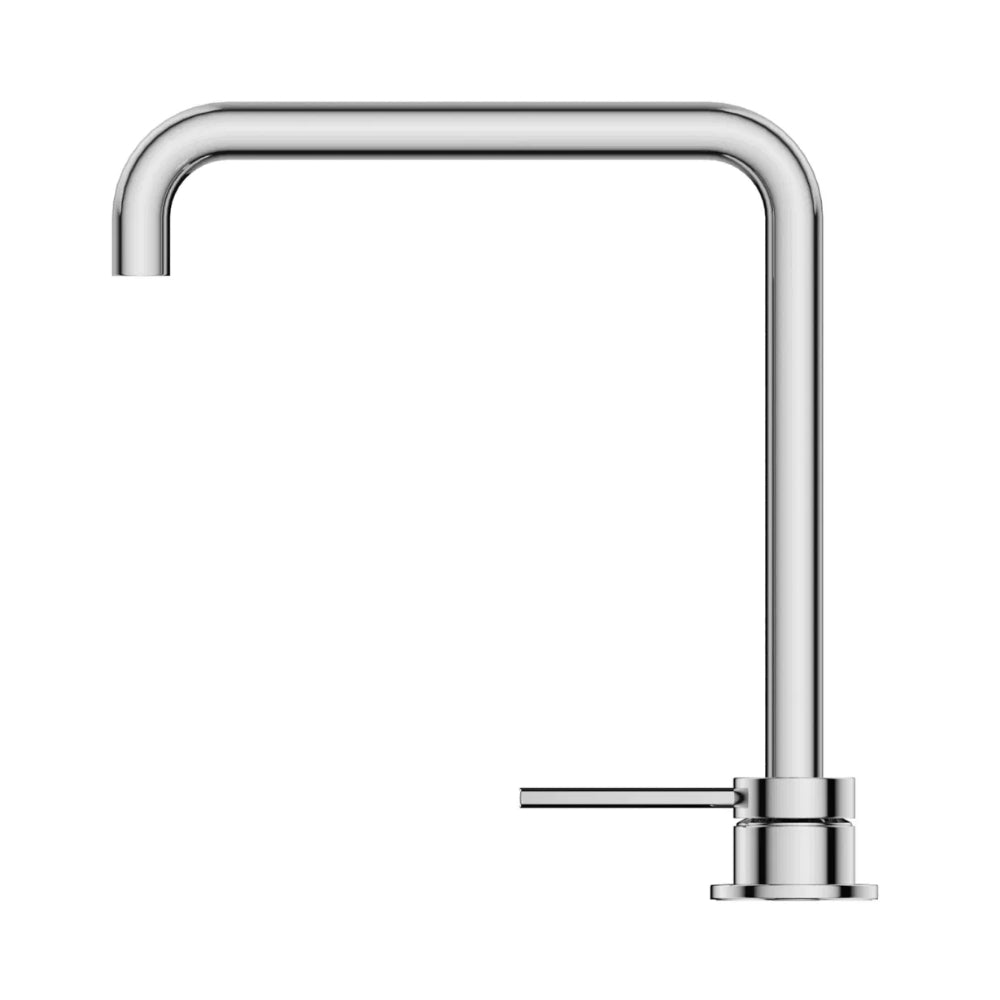 BELLA VISTA MICA LEAD FREE SOFT-SQUARE HOB SINK/BASIN MIXER SET 275MM CHROME