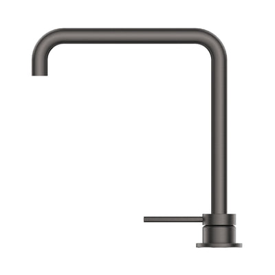 BELLA VISTA MICA LEAD FREE SOFT-SQUARE HOB SINK/BASIN MIXER SET 275MM GUN METAL