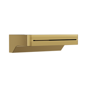 Linsol Hugo Waterfall Bath Spout 137mm Brushed Brass - Alternate View