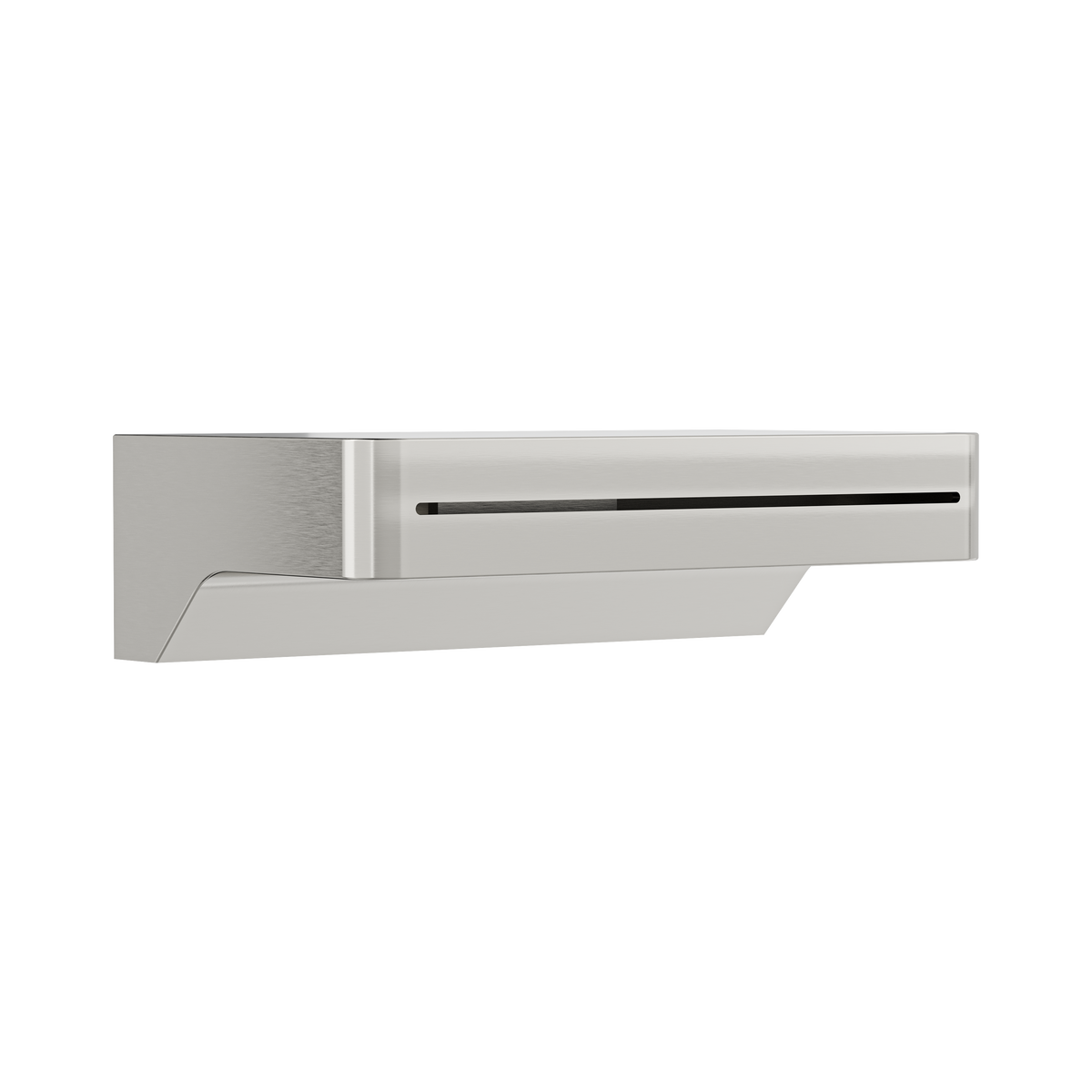 Linsol Hugo Waterfall Bath Spout 137mm Brushed Nickel - Alternate View